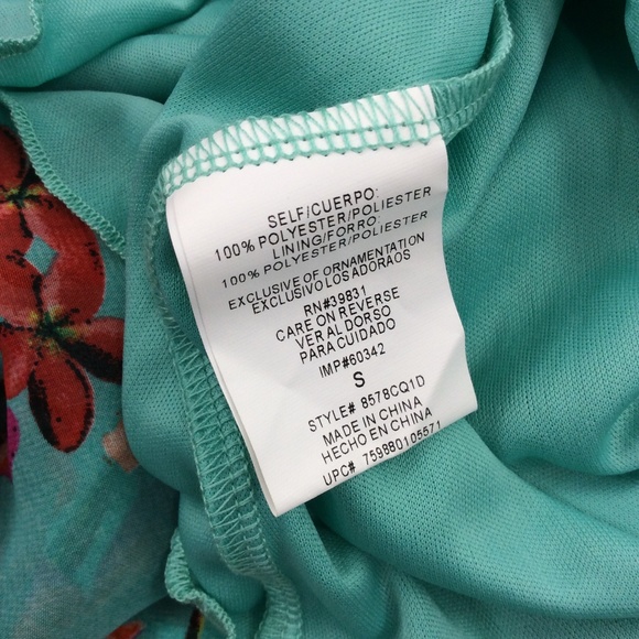 Sequin Harts Juniors Floral Print Dress - Picture 3 of 4